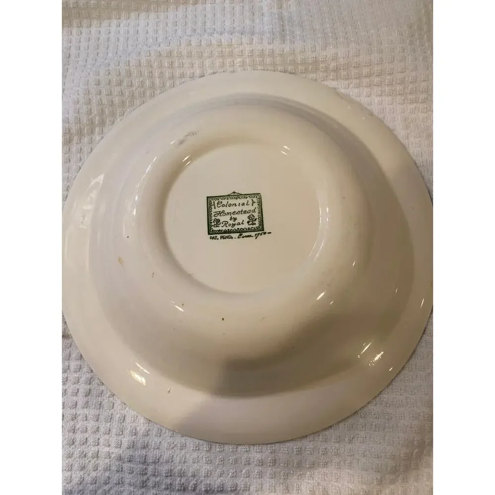 Colonial Homestead 10 inch serving bowl